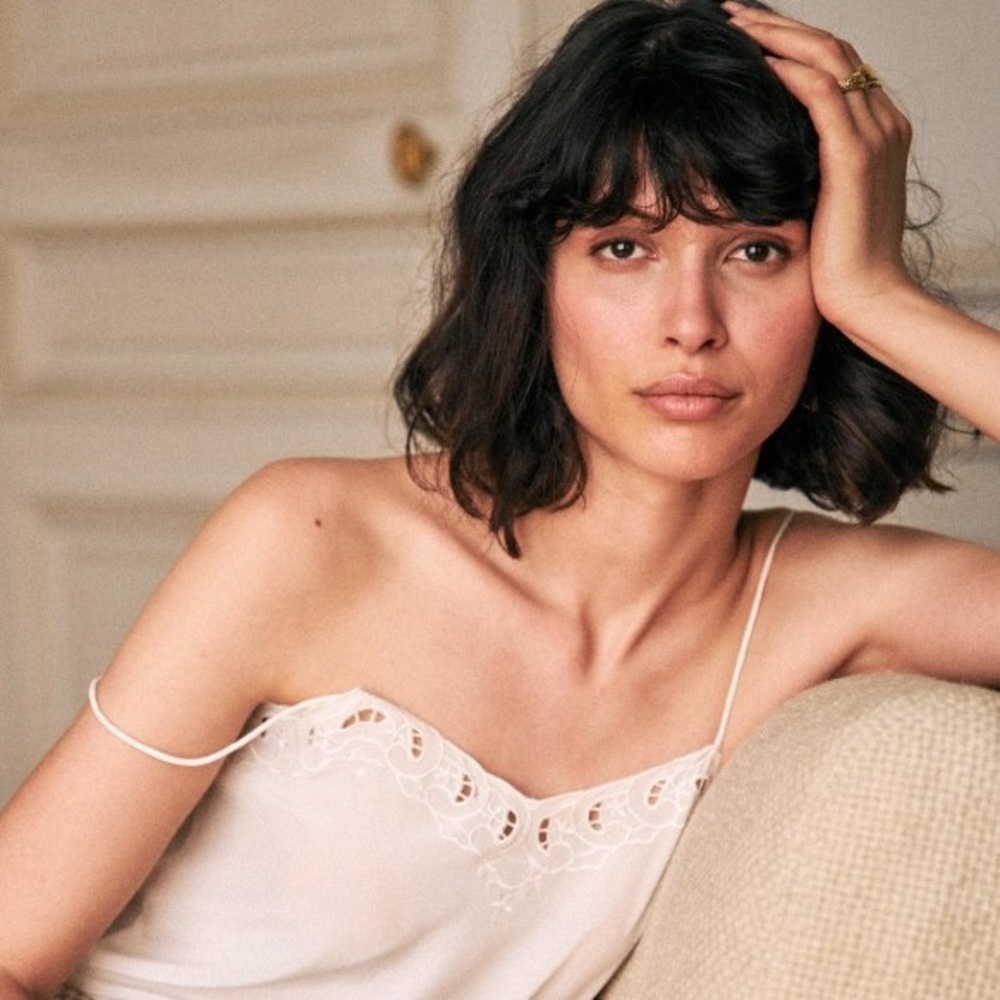 Sezane Paloma Top in Ecru